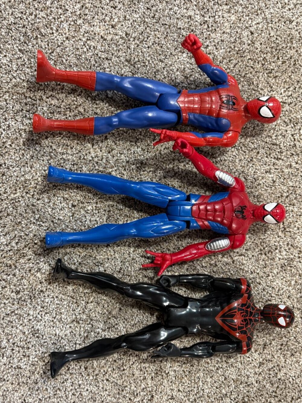 Marvel Spider-Man Titan Hero 12 Inch Figure Lot of 3